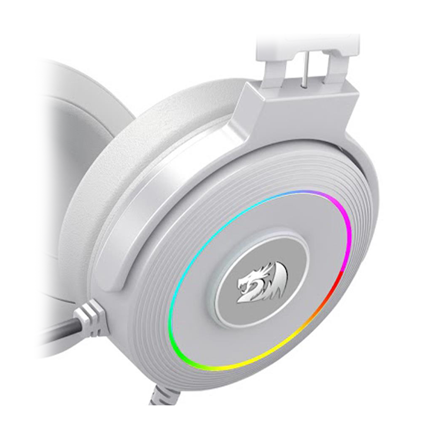 AUDÍFONOS GAMER REDRAGON HEADSET LAMIA 2 H320 7.1 RGB USB BLANCO - 3