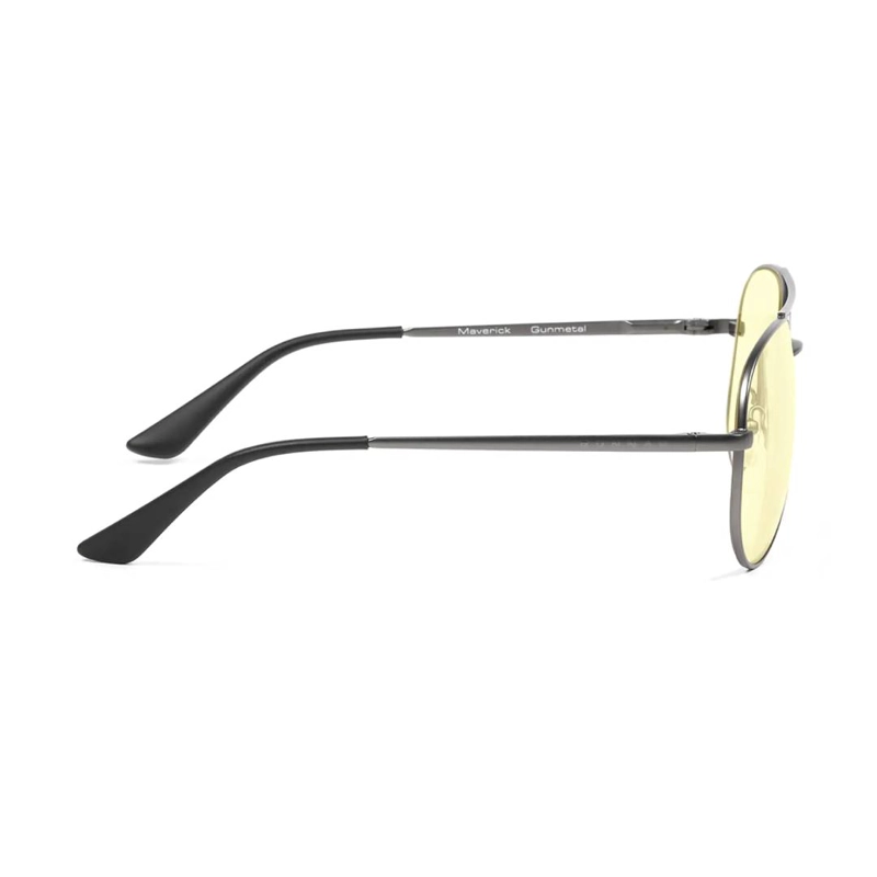 LENTES GAMER GUNNAR MAVERICK GUNMETAL AMBER - 3