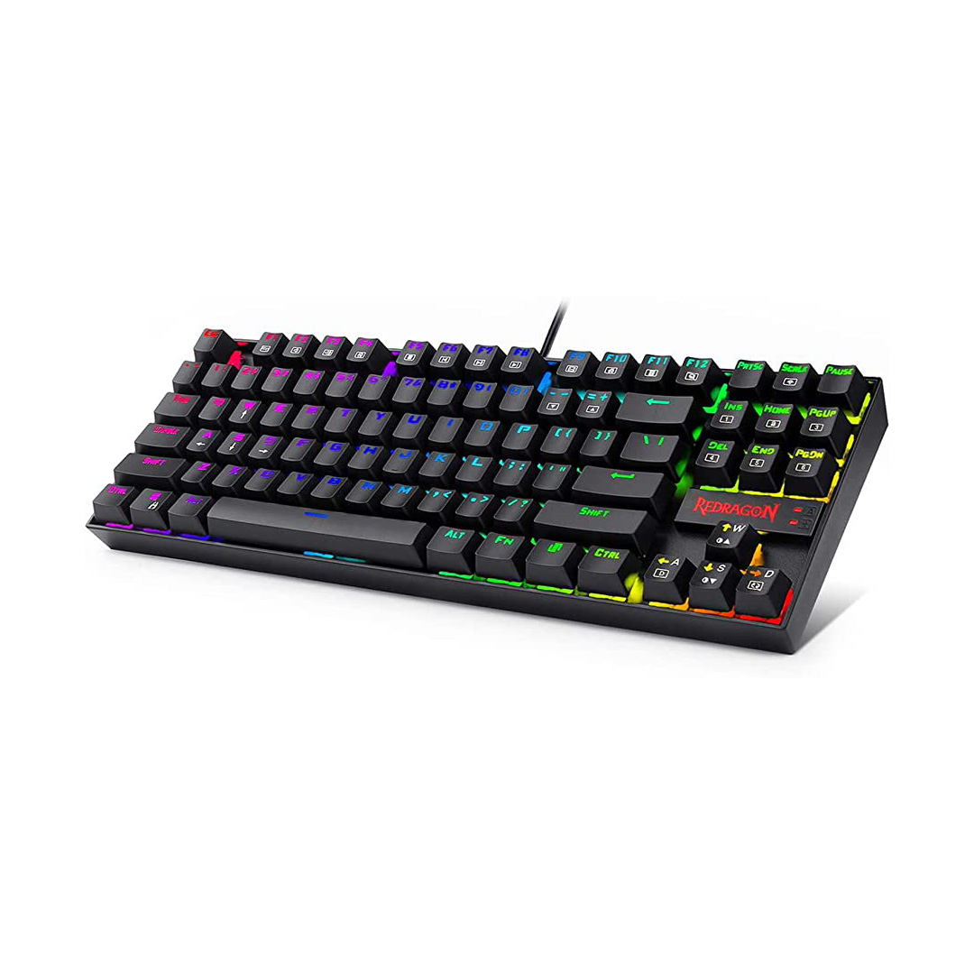 TECLADO GAMER REDRAGON KUMARA K552 RED ESPAÑOL NEGRO RAINBOW - 3