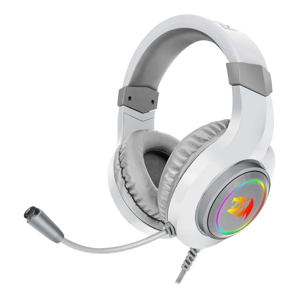 AUDÍFONOS REDRAGON HYLAS H260 RGB BLUETOOTH BLANCO CONECTOR JACK 3.5MM - 1