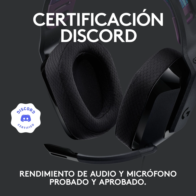 AUDÍFONOS GAMER LOGITECH G HEADSET G535 BLUETOOTH NEGRO - 3