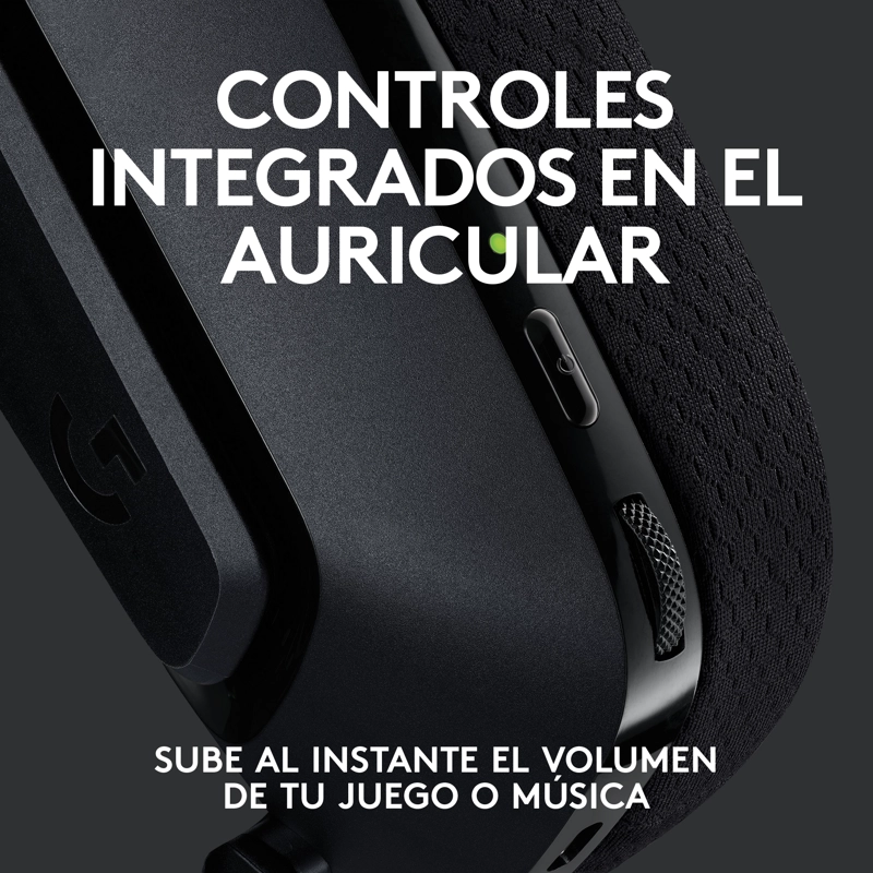 AUDÍFONOS GAMER LOGITECH G HEADSET G535 BLUETOOTH NEGRO - 4