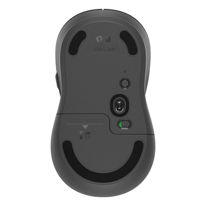 MOUSE INALÁMBRICO LOGITECH M650 LARGE ZURDO WIRELESS GRAPHITE 2000 DPI - 4