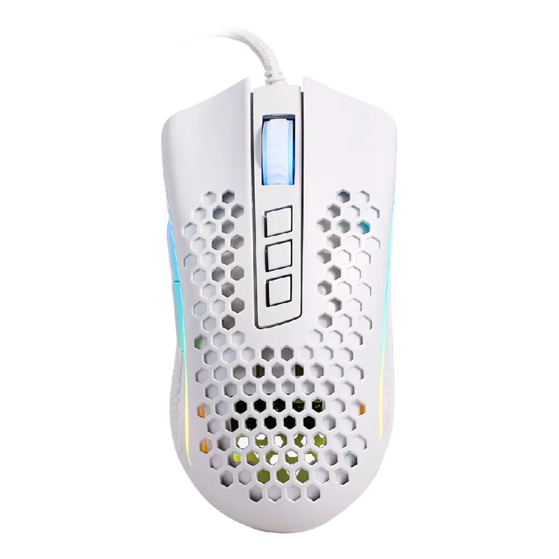 MOUSE GAMER REDRAGON STORM PRO RGB WHITE M8908W-KS 12400DPI - 1