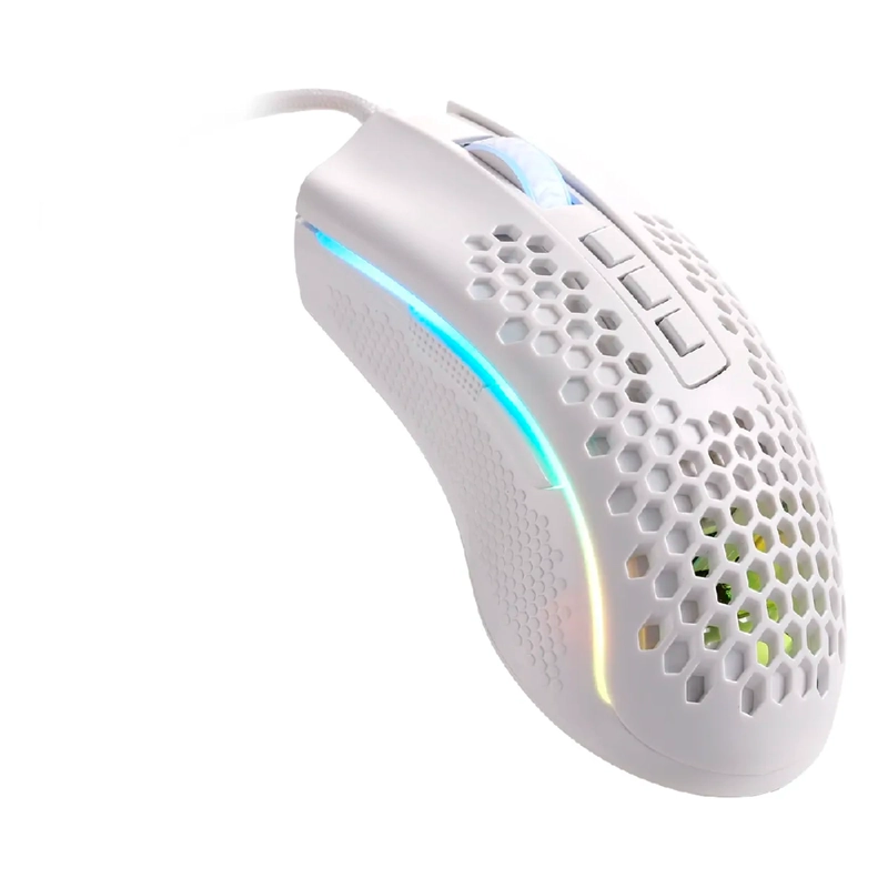 MOUSE GAMER REDRAGON STORM PRO RGB WHITE M8908W-KS 12400DPI - 3