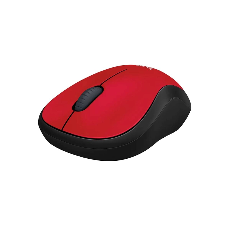 MOUSE LOGITECH INALAMBRICO M185 ROJO - 2