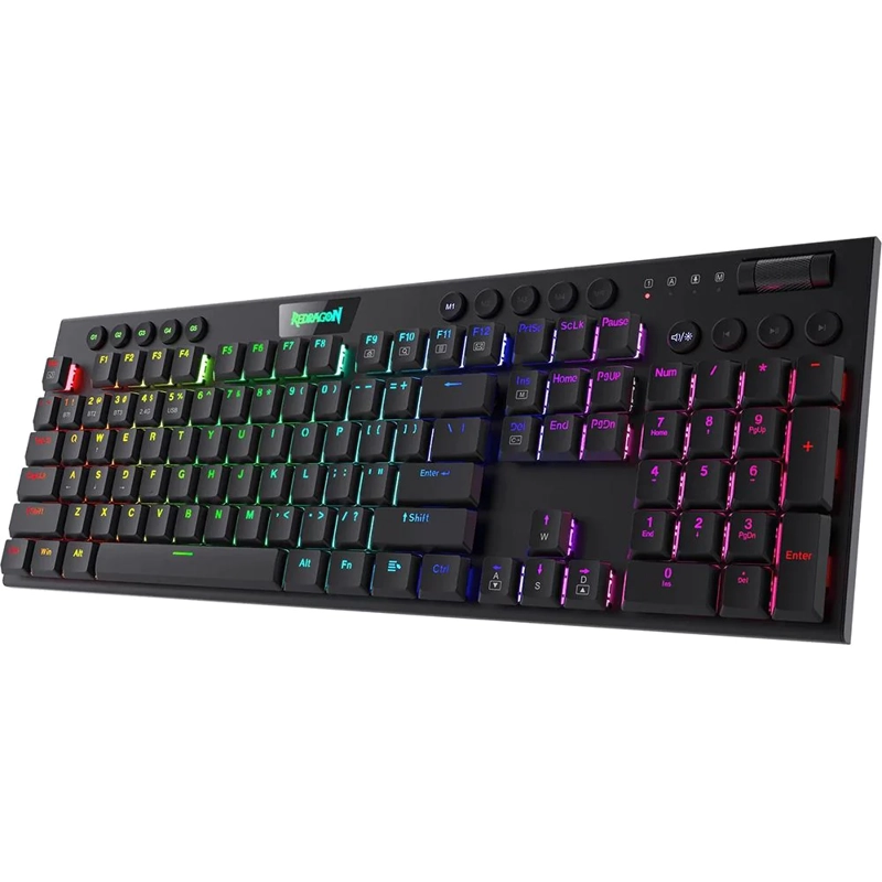 TECLADO INALÁMBRICO REDRAGON MECÁNICO HORUS FS K618SP NEGRO - 2