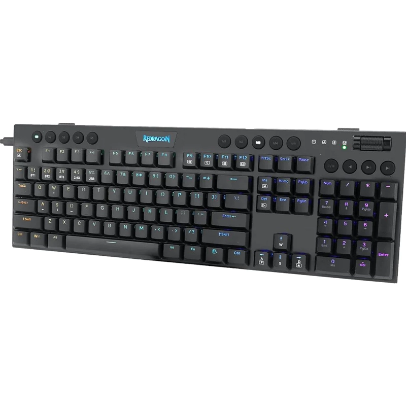 TECLADO INALÁMBRICO REDRAGON MECÁNICO HORUS FS K618SP NEGRO - 4
