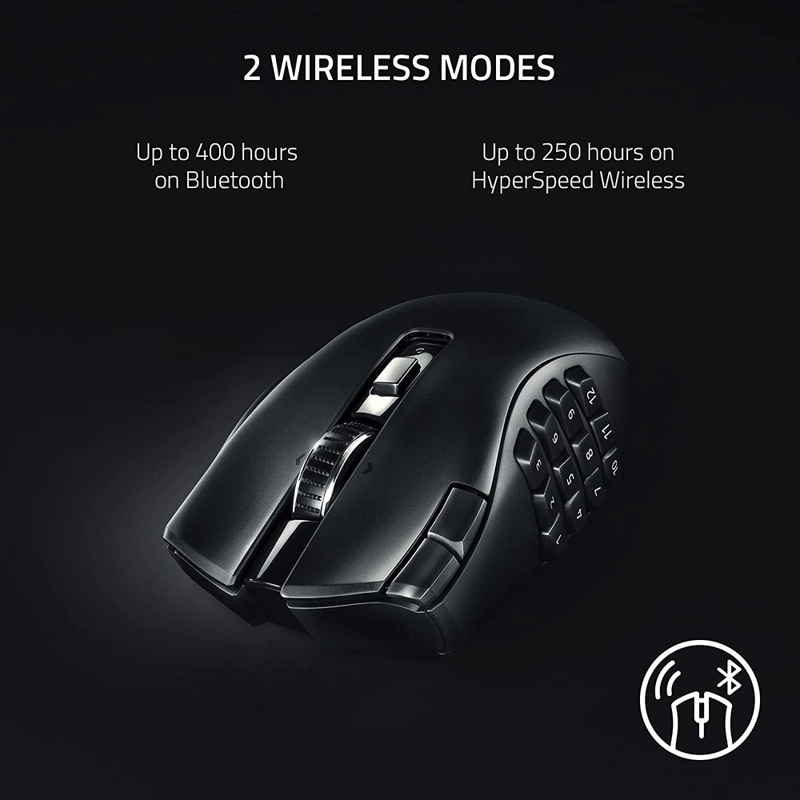 MOUSE GAMER RAZER NAGA V2 HYPERSPEED 19 BOTONES - 5