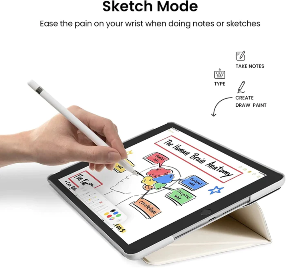 FUNDA TOMTOC PARA IPAD PRO 11 4TH/3TH GEN 2021/2022 BLANCO - 4