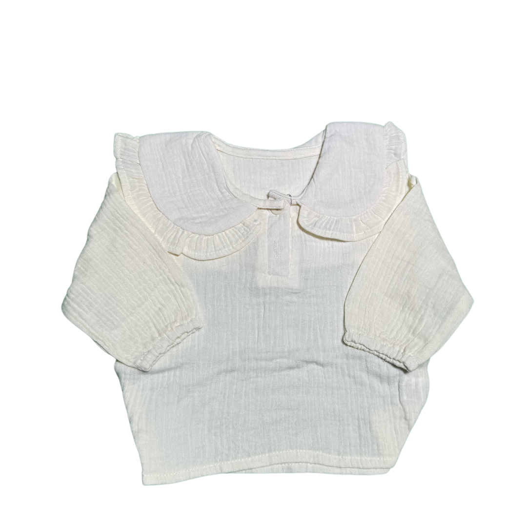 ROPA ALGODON ORGANICO NIÑAS RECIE N NACIDAS 2PCS 73 CM BLANCO - 2