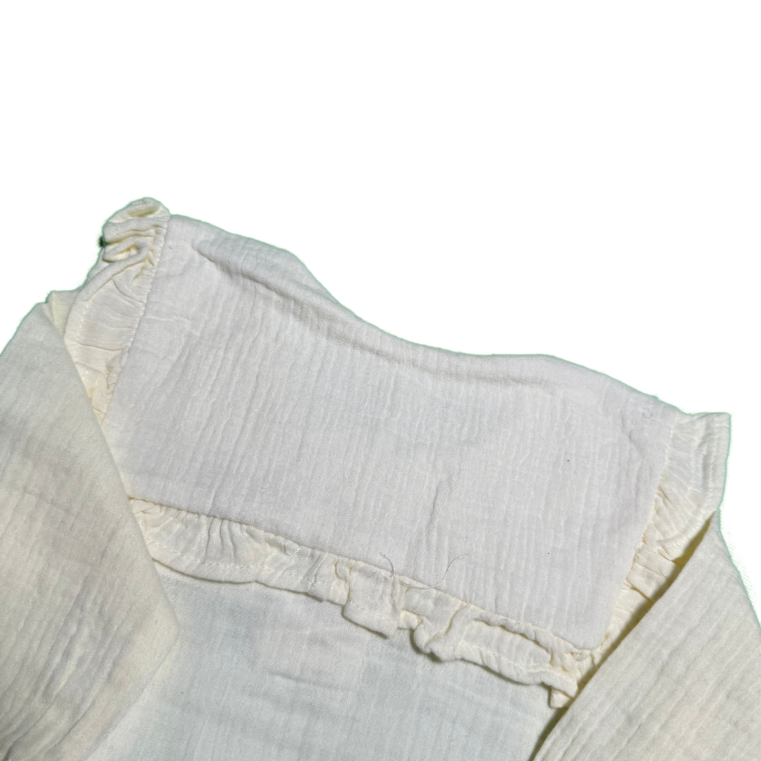 ROPA ALGODON ORGANICO NIÑAS RECIE N NACIDAS 2PCS 73 CM BLANCO - 3