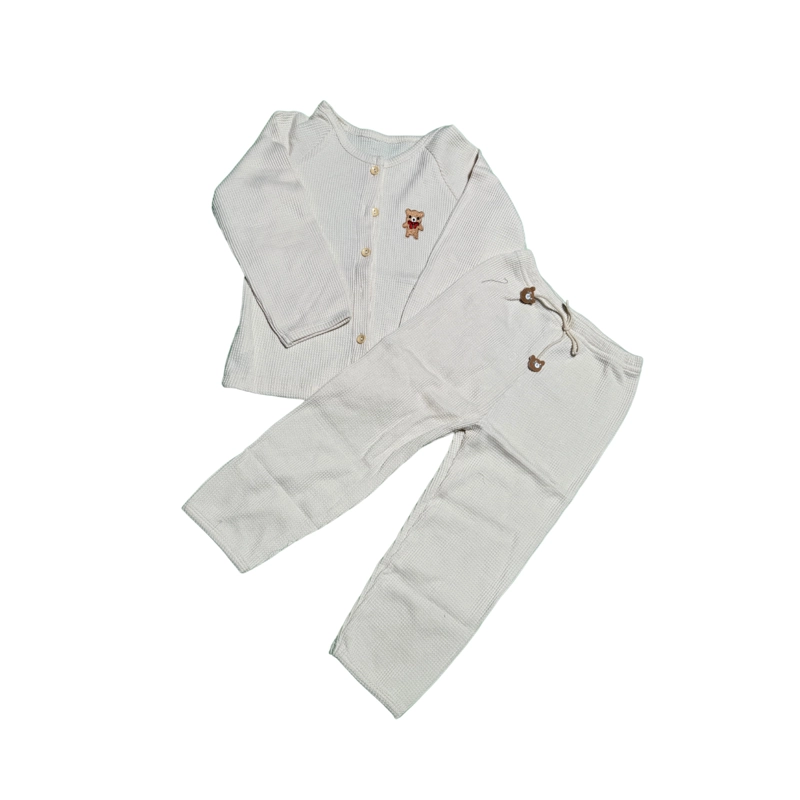 PIJAMA PARA BEBE S DE 2 PIEZAS 90 BEIGE - 2