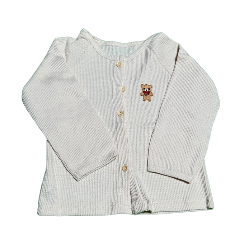 PIJAMA PARA BEBES DE 2 PIEZAS 100 CM CAQUI - 1
