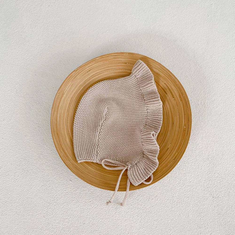 BODY DE ALGODON PARA BEBE TEJIDO A MANO 66 CM BEIGE - 7