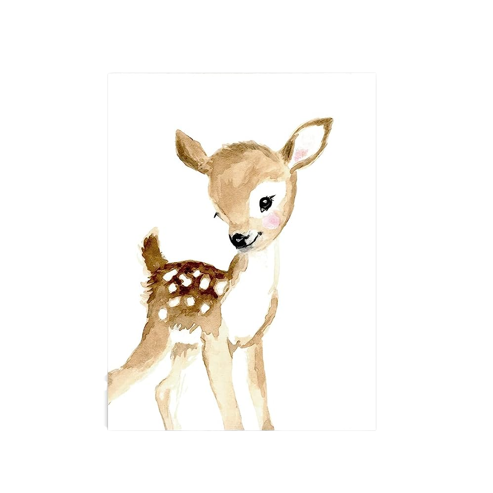 IMAGEN DECORATIVA NORDICA CIERVO 30X40 CM - 1