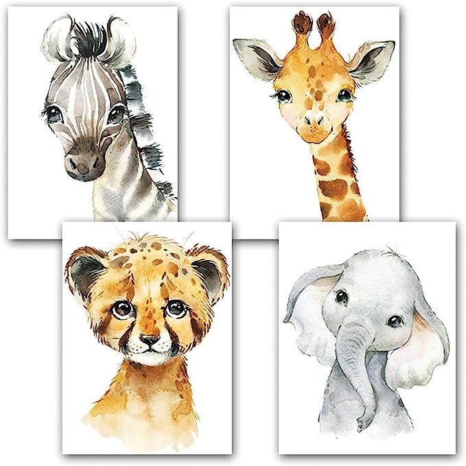 IMAGEN DECORATIVA NORDICA MAPACHE 30X40 CM - 3