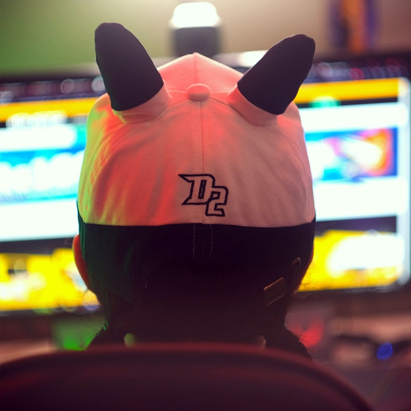 GORRO CON OREJAS DUSITO EN COLOR BLANCO DUST2 - 3