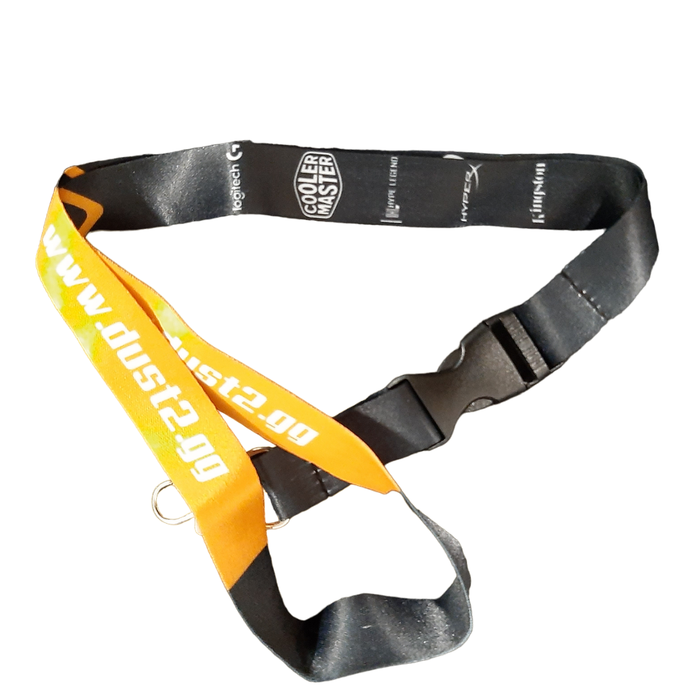 LANYARD DOS CUERPOS DUST2 LOGO VINTAGE SPONSORED - 1