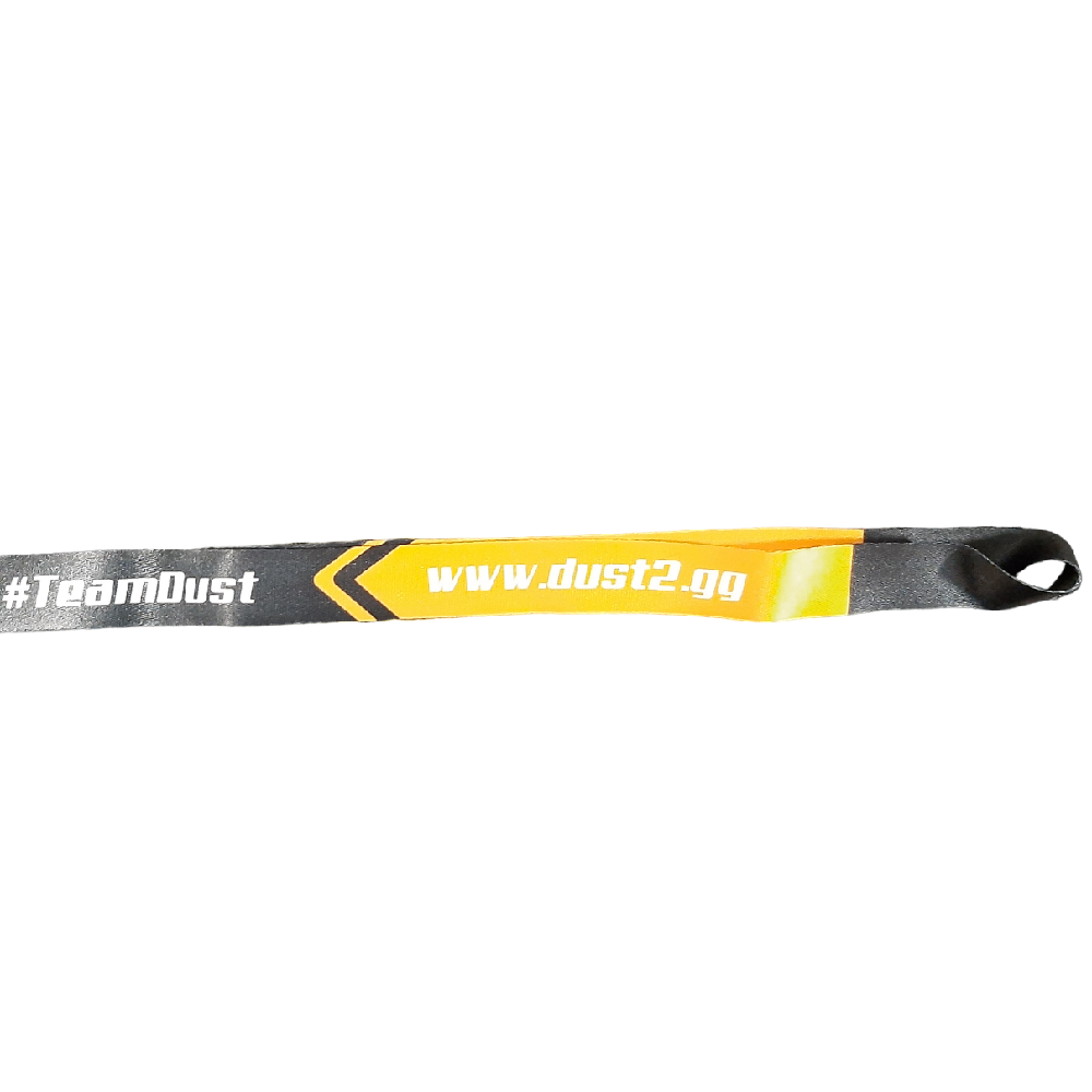 LANYARD DOS CUERPOS DUST2 LOGO VINTAGE SPONSORED - 4
