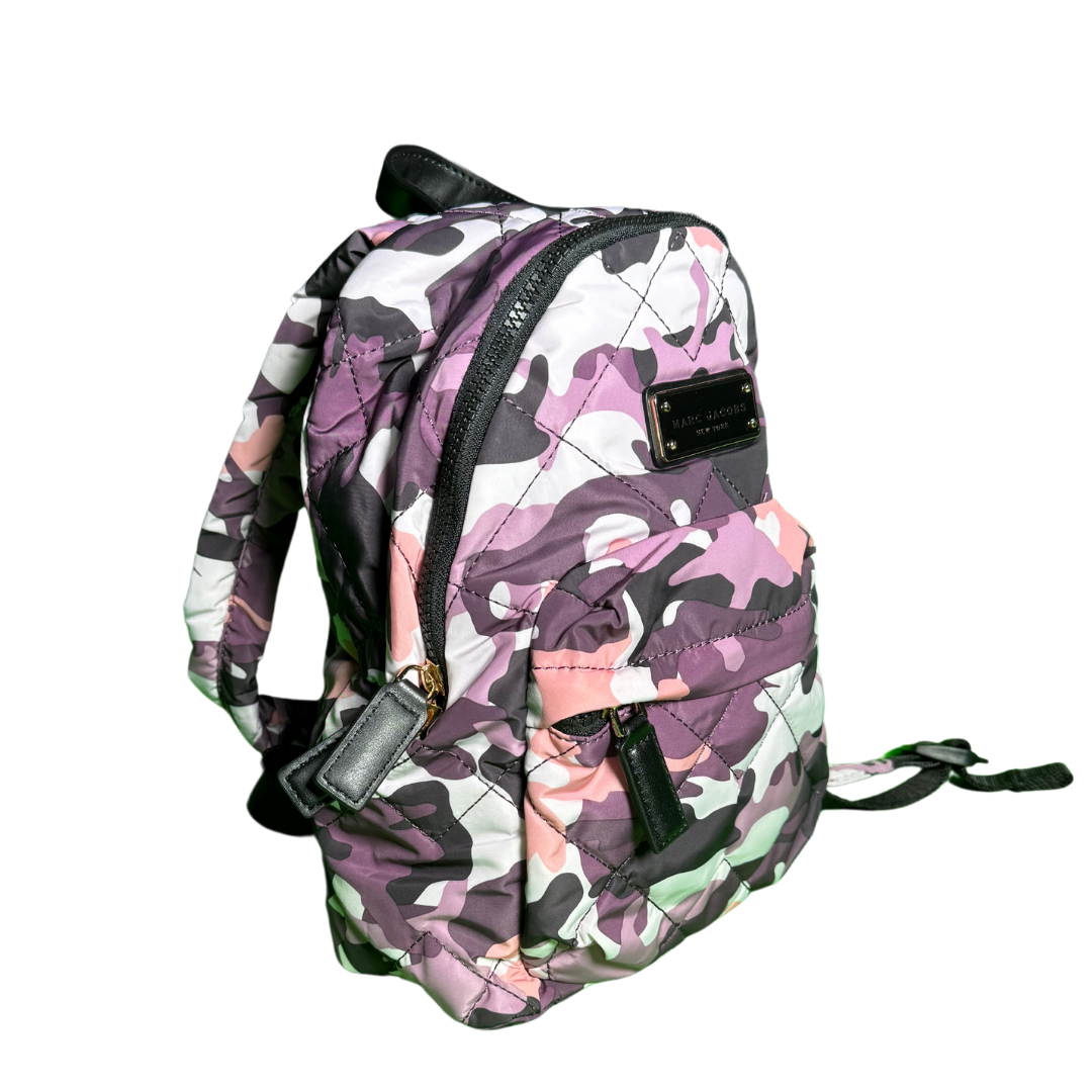 MOCHILA/BOLSO MARC JACOBS CAMUFLAJE MORADA PEQUEÑA - 2