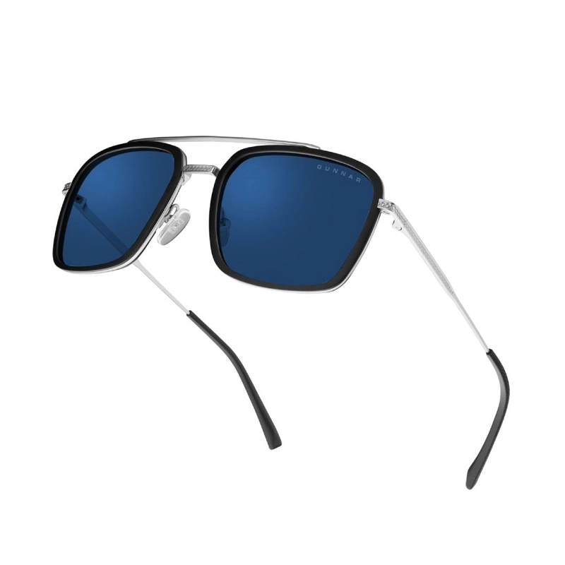 LENTES GUNNAR BARRON SILVER SUN - TONY STARK DESIGN - 3
