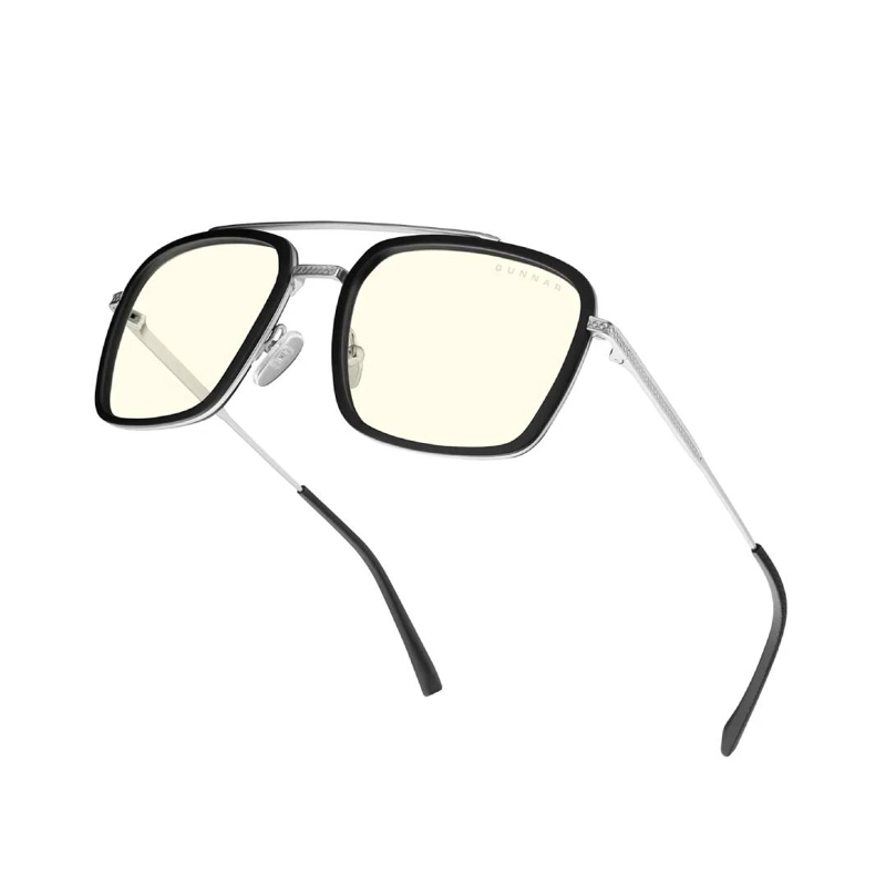 LENTES GUNNAR BARRON SILVER CLEAR - TONY STARK DESIGN - 3