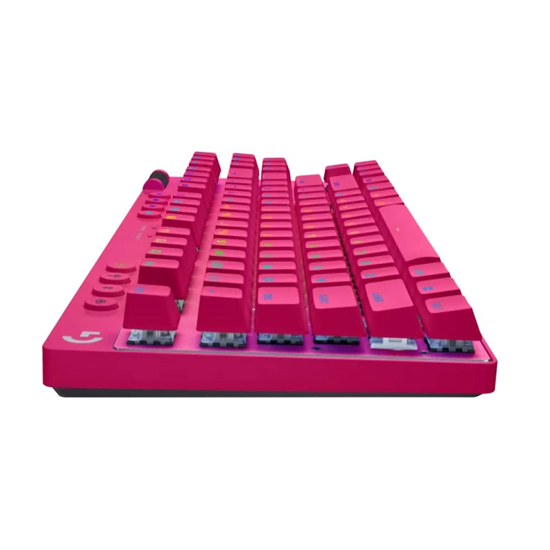 TECLADO GAMER UNIVERSAL LOGITECH G LOGITECH PRO X TKL US MAGENTA SW TACTILE - 2