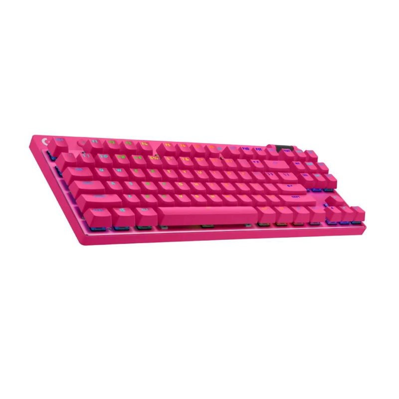 TECLADO GAMER UNIVERSAL LOGITECH G LOGITECH PRO X TKL US MAGENTA SW TACTILE - 3