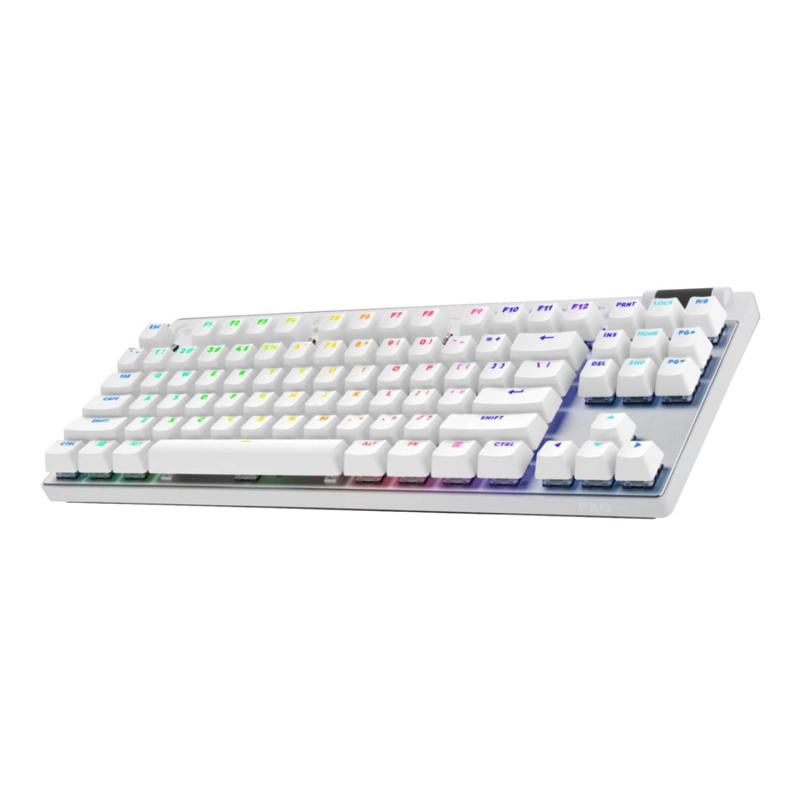 TECLADO GAMER LOGITECH PRO X TKL US BLANCO TACTILE - 2