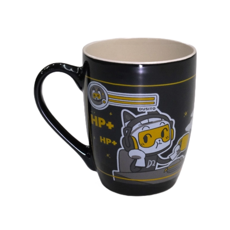 TAZA DE CERÁMICA DUST2 CON LOGO VINTAGE EN COLOR NEGRO P - 1