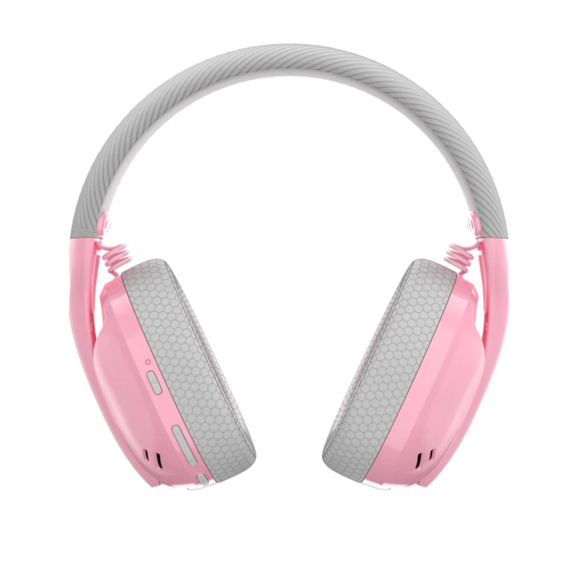 AUDÍFONOS GAMER FANTECH HEADSET TAMAGO WHG01 BLUETOOTH ROSA - 2