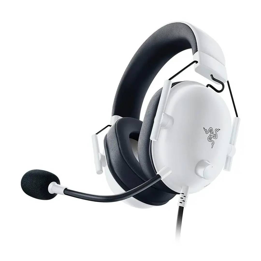 AUDÍFONOS GAMER RAZER HEADSET BLACKSHARK V2 X BLANCO CONECTOR JACK 3.5MM - 3