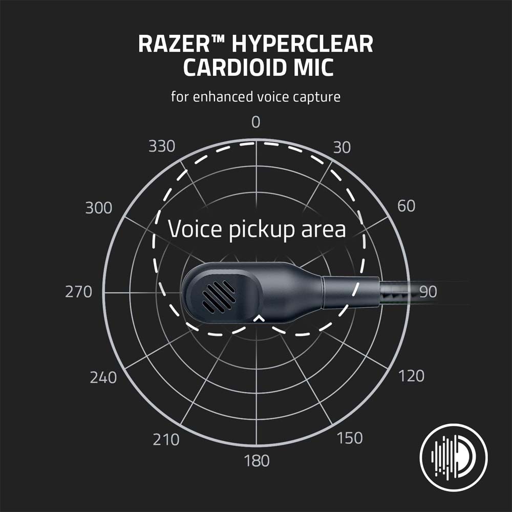 AUDÍFONOS GAMER RAZER HEADSET BLACKSHARK V2 X BLANCO CONECTOR JACK 3.5MM - 6