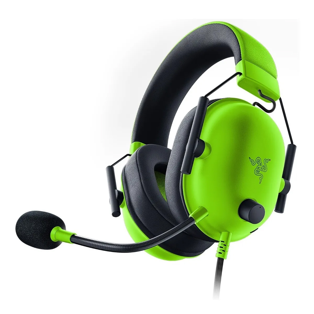 AUDÍFONOS GAMER RAZER HEADSET BLACKSHARK V2 X BLUETOOTH VERDE CONECTOR JACK 3.5MM - 2