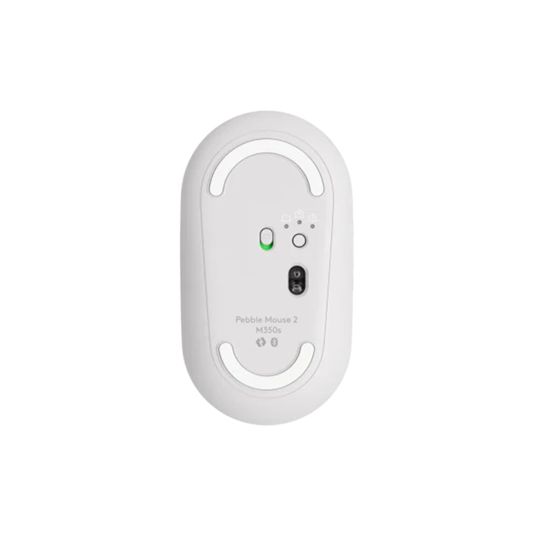 MOUSE INALÁMBRICO LOGITECH PEBBLE 2 M350S BLANCO - 5