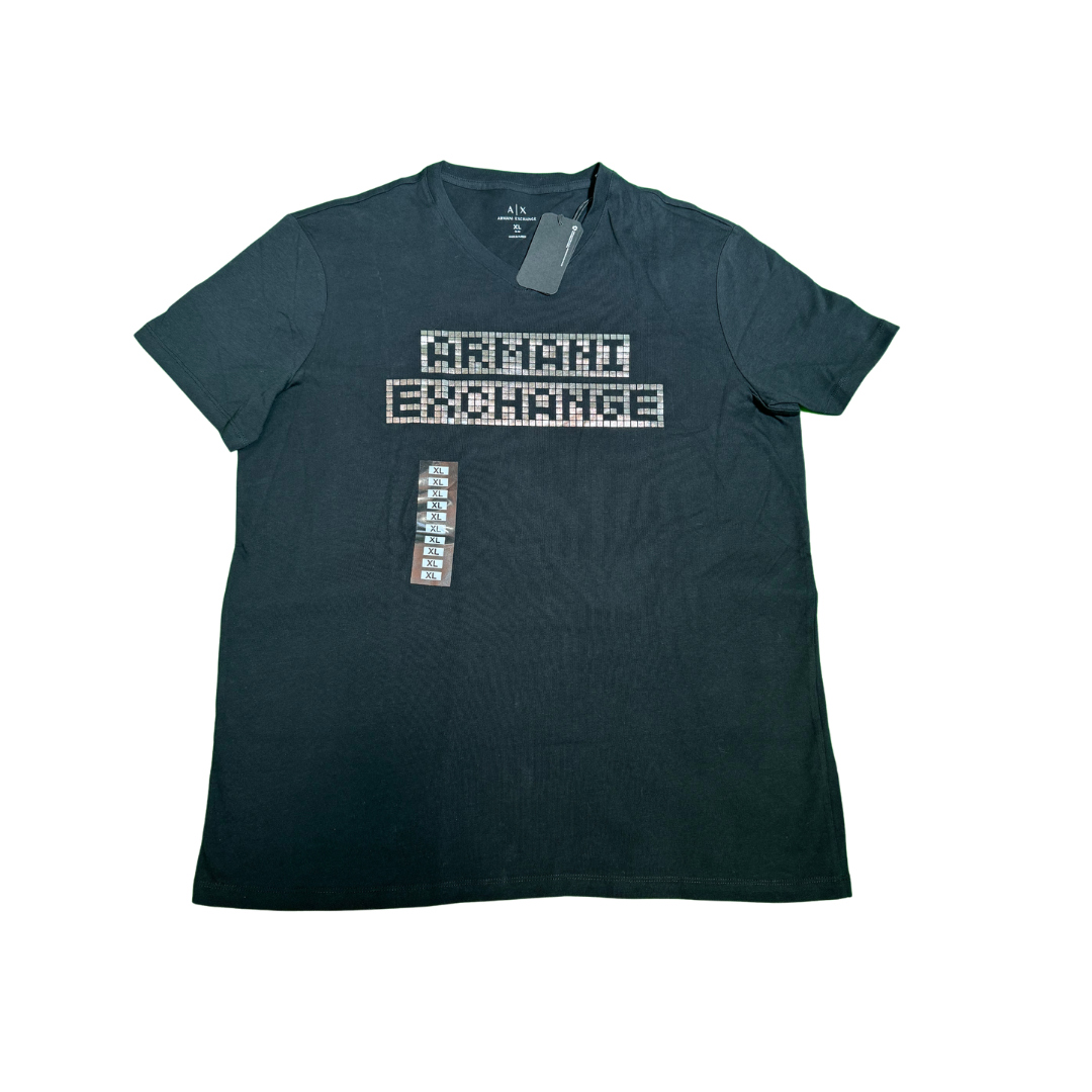 POLERA HOMBRE ARMANI NEGRA L - 1