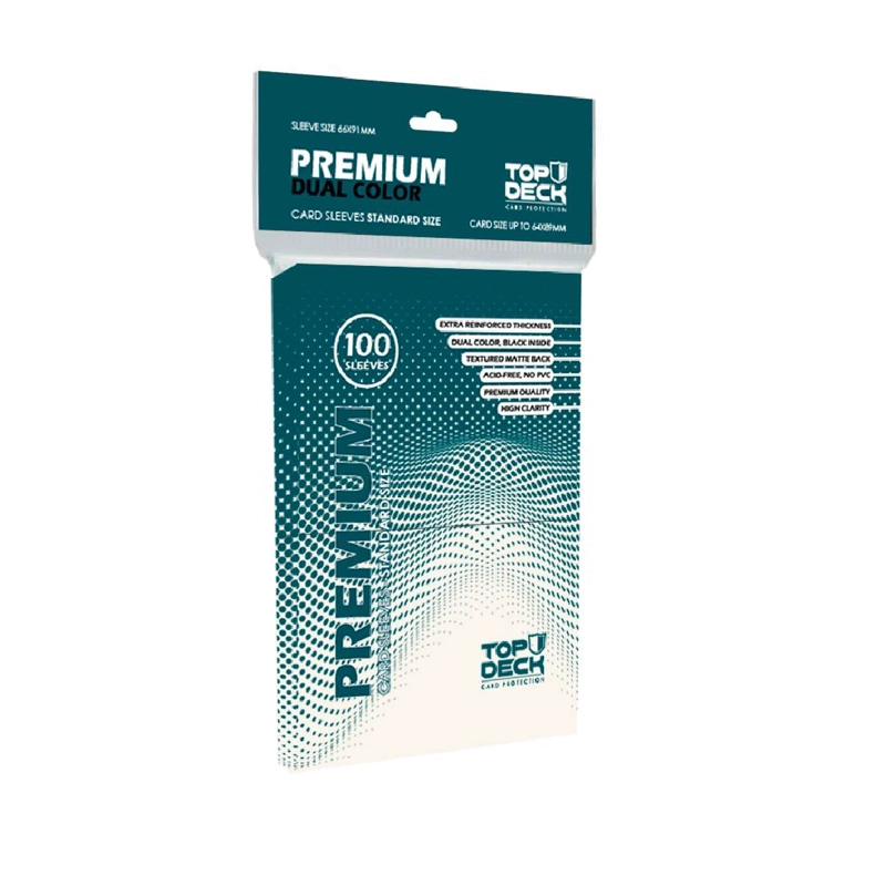 PROTECTOR TOPDECK PREMIUM DUALSTANDARD BLANCO 66X91 - 1