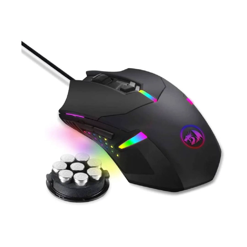 MOUSE GAMER REDRAGON CENTROPHORUS 2 7200DPI RGB - NEGRO - 1