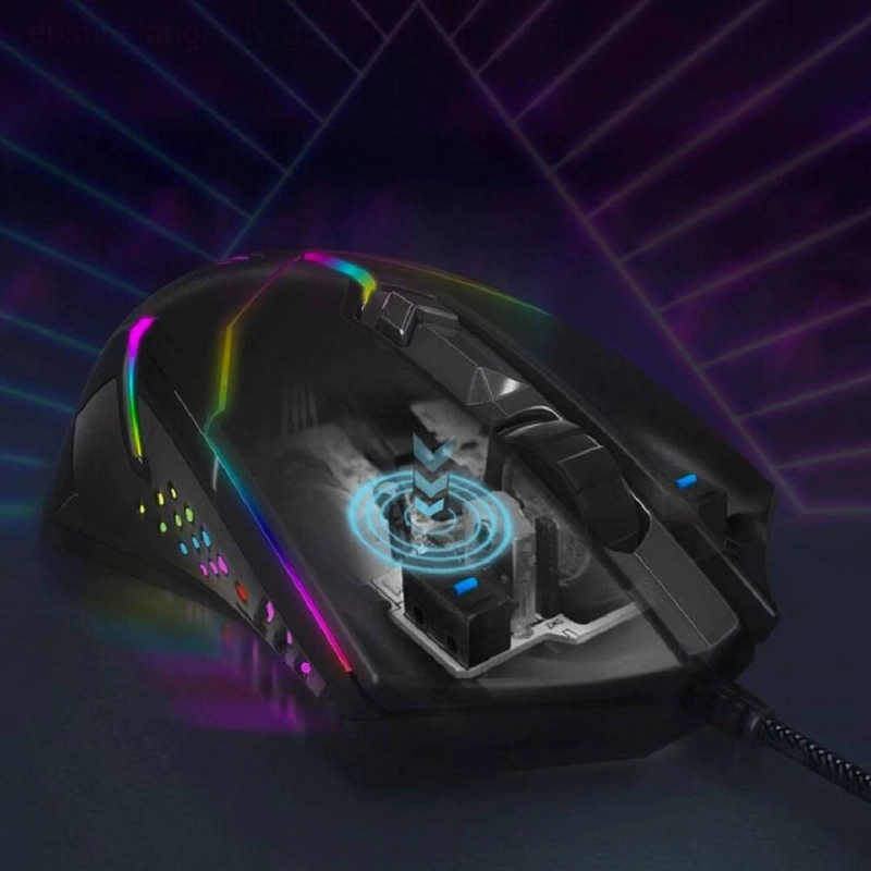 MOUSE GAMER REDRAGON CENTROPHORUS 2 7200DPI RGB - NEGRO - 2