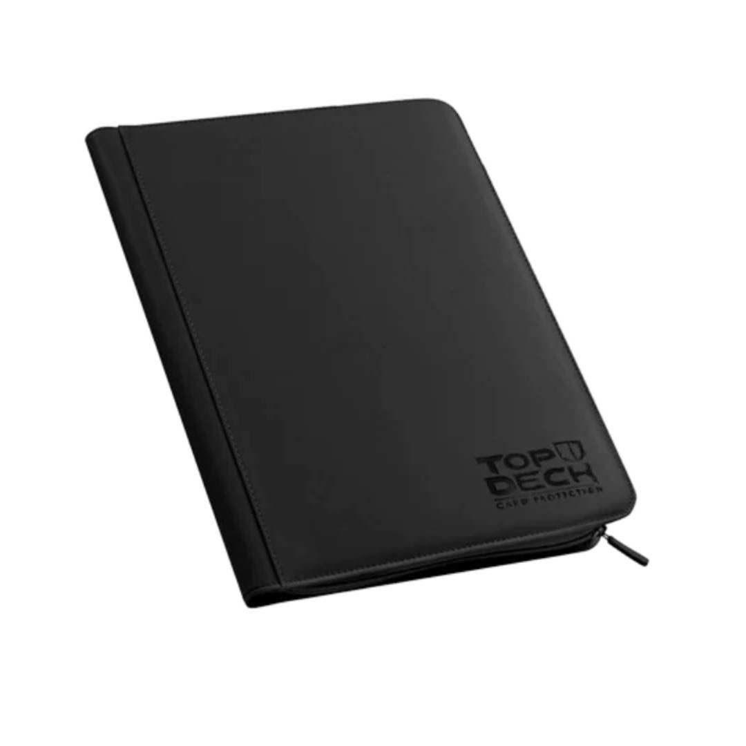 CARPETA TOPDECK ECO CUERO 4 BOLSILLOS 160 CARTAS NEGRO - 1