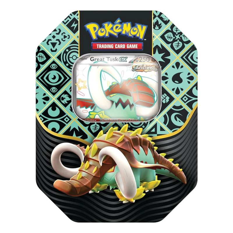 JUEGO CARTAS POKEMON TCG PALDEAN FATES TIN IRON TREADS EX ESPAÑOL - 2