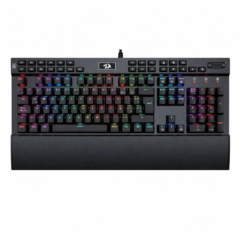 TECLADO GAMER REDRAGON YAMA BLACK - SWITCH PURPLE, ESPAÑOL - 1