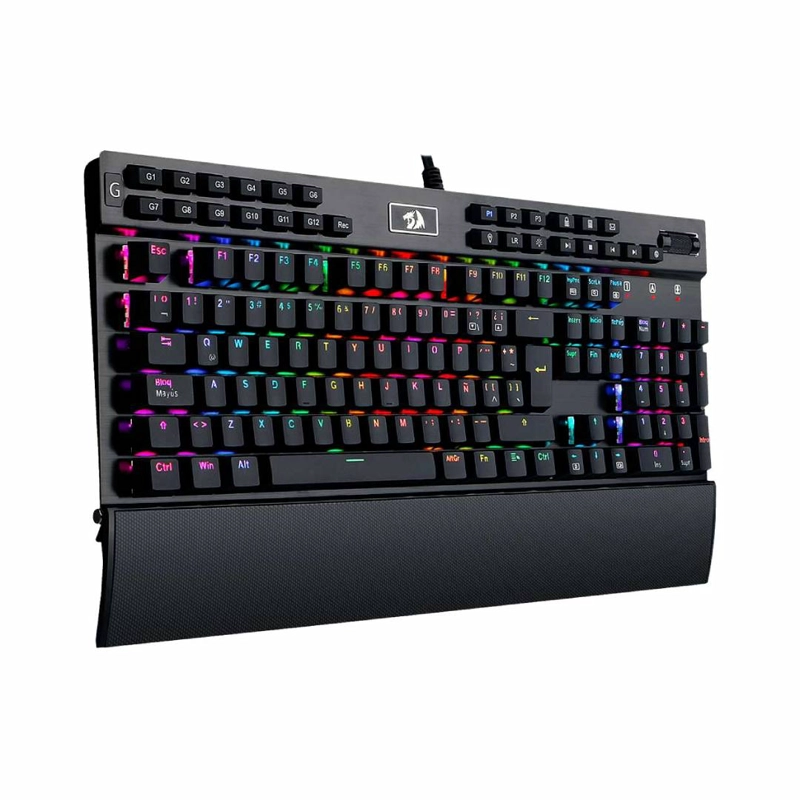 TECLADO GAMER REDRAGON YAMA BLACK - SWITCH PURPLE, ESPAÑOL - 2