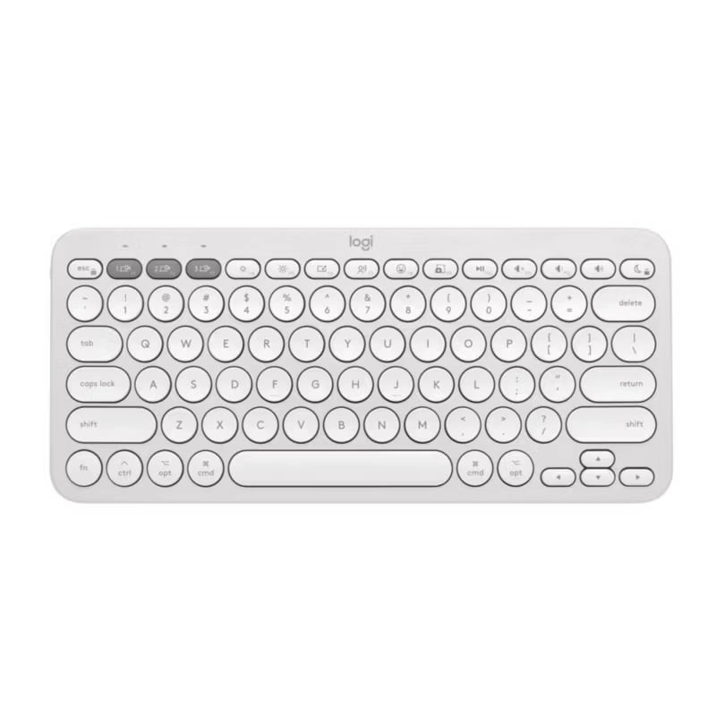 TECLADO LOGITECH PEBBLE KEYS 2 K380S BLANCO - 1