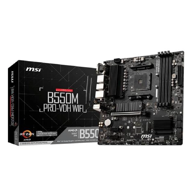 PLACA MADRE MSI B550M PRO-VDH WIFI - 1