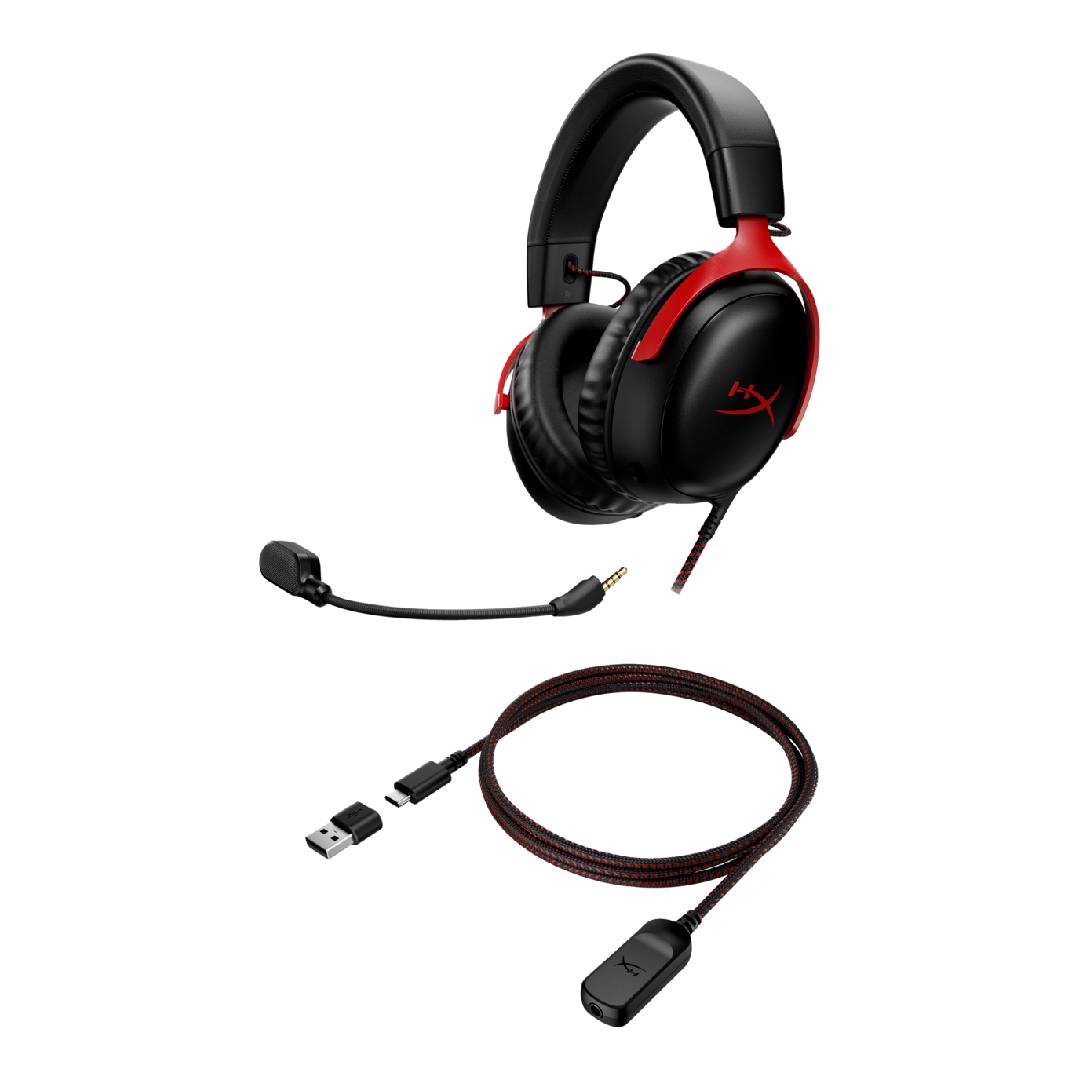 AUDIFONOS GAMER HYPERX CLOUD III BLACK/RED - 5