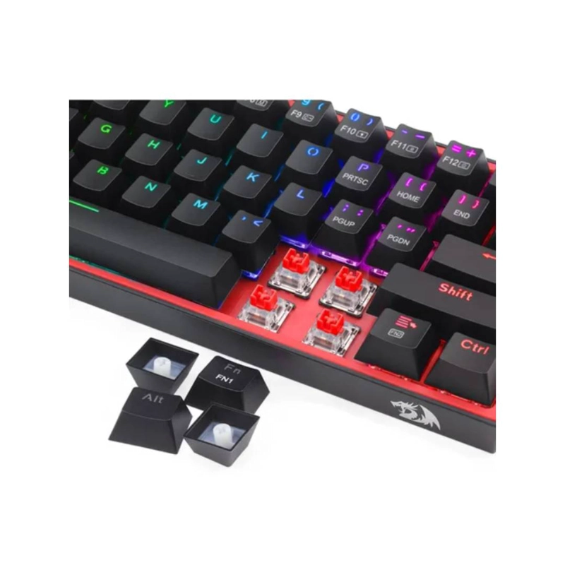 TECLADO REDRAGON FIZZ PRO K616 NEGRO RGB SW RED - 3