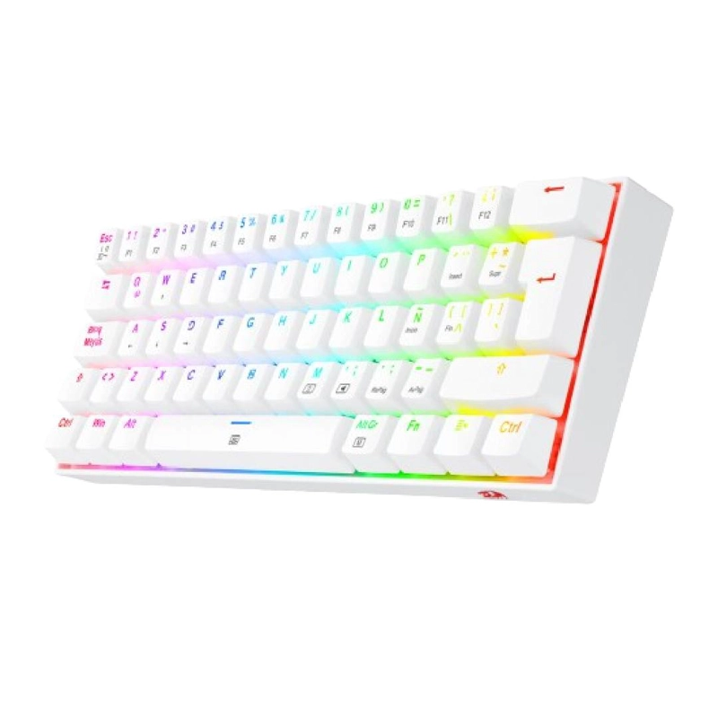 TECLADO REDRAGON K630 DRAGONBORN WHITE SWITCH BROWN ESPAÑOL - 2