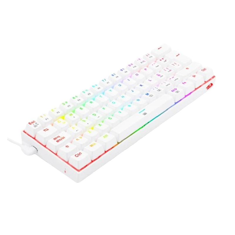 TECLADO REDRAGON K630 DRAGONBORN WHITE SWITCH BROWN ESPAÑOL - 4